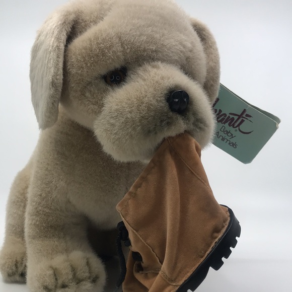 VTG 1988 Applause Plush Avanti Baby Animal Bulldog Pup Stuffed Animal - Picture 5 of 9